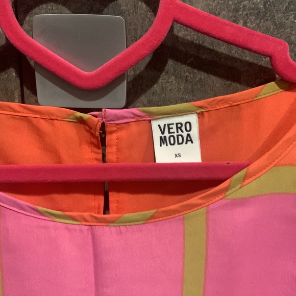 Vero Moda Pop colored chequered dress - Picture 2 of 5